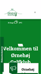 Mobile Screenshot of ornehojgolfklub.dk